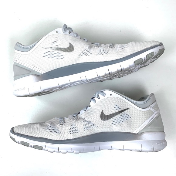 Nike Shoes - Nike Free Women’s 5.0 TR Fit 5 White Silver Shoes